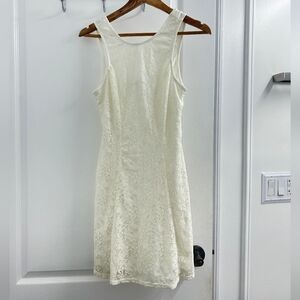 Speechless Cream Lace Dress